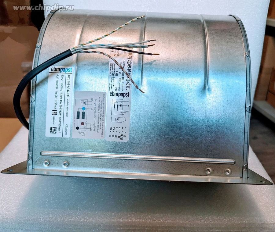 doc035246765 8024698034 Вентилятор Ebmpapst D2E146-AP47-F8 230V 50/60Hz 1.31/1.45A 6pin Hirschmann — изображение 1
