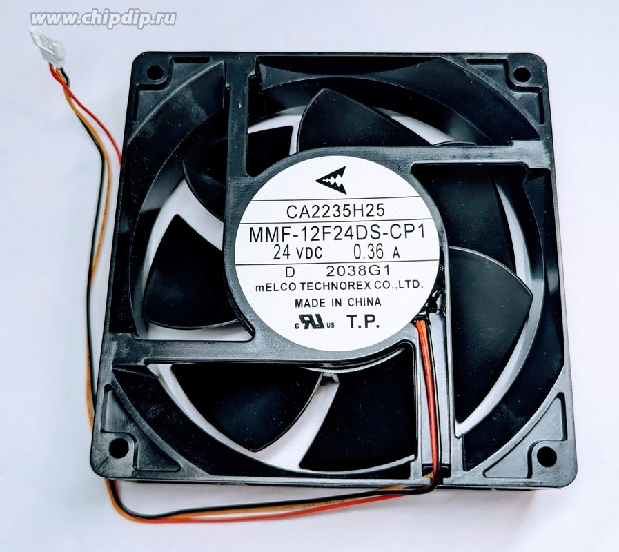 doc035247075 8017972740 Вентилятор Melco Technorex MMF-12F24DS-CP1 DC 24V 0.36A 120x38 3pin Hirschmann — изображение 1