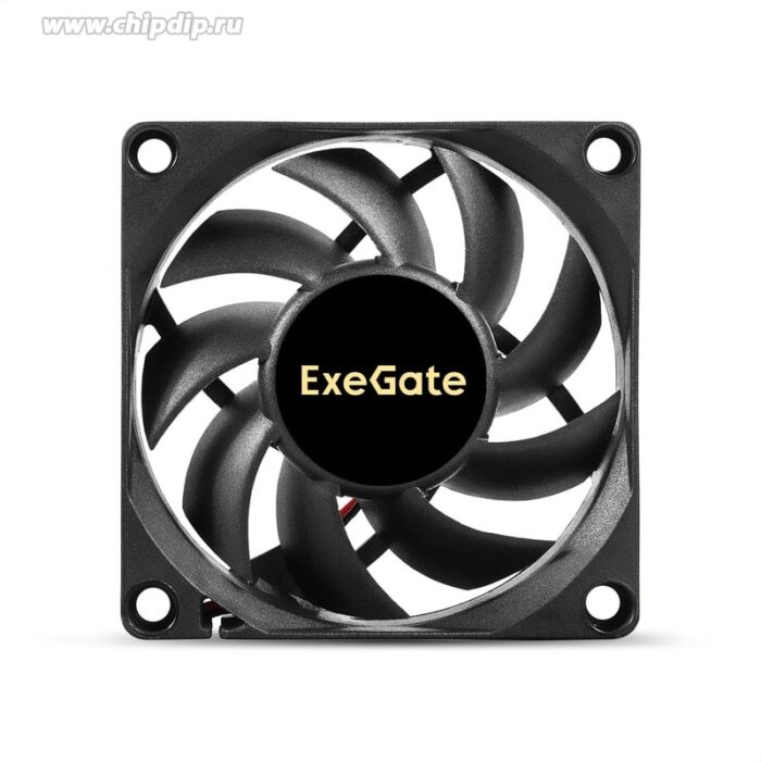 8023545760 EX295232RUS, Вентилятор 12В DC ExeGate ExtraPower EP07015B2P (70x70x15 мм, 2-Ball (двойной шарикоподшипник), 2pin, 3100RPM, 27dBA) Hirschmann — изображение 4