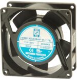 8006202846 OA938AP-11-1TB, Fan Tubeaxial 115VAC Square - 92mm L x 92mm H Ball 50.0 CFM (1.40m³/min) 2 Terminals Hirschmann