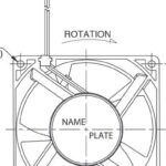 8006039709 09232VA-24R-CAS-0, Fan Tubeaxial 24VDC Square - 92mm L x 92mm H Ball 105.9 CFM (2.97m³/min) 2 Wire Leads Hirschmann