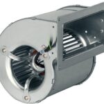 8004985657 D2E097-BI56-A4, Blowers & Centrifugal Fans AC Centrifugal Blower, 161x165mm, 230VAC Hirschmann