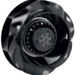 8004985828 R2E250-RC08-14, Blowers & Centrifugal Fans AC Centrifugal Fan, 250mm Round, 230VAC, 230/340W, 2650/2850RPM, IP44, RadiCal Hirschmann