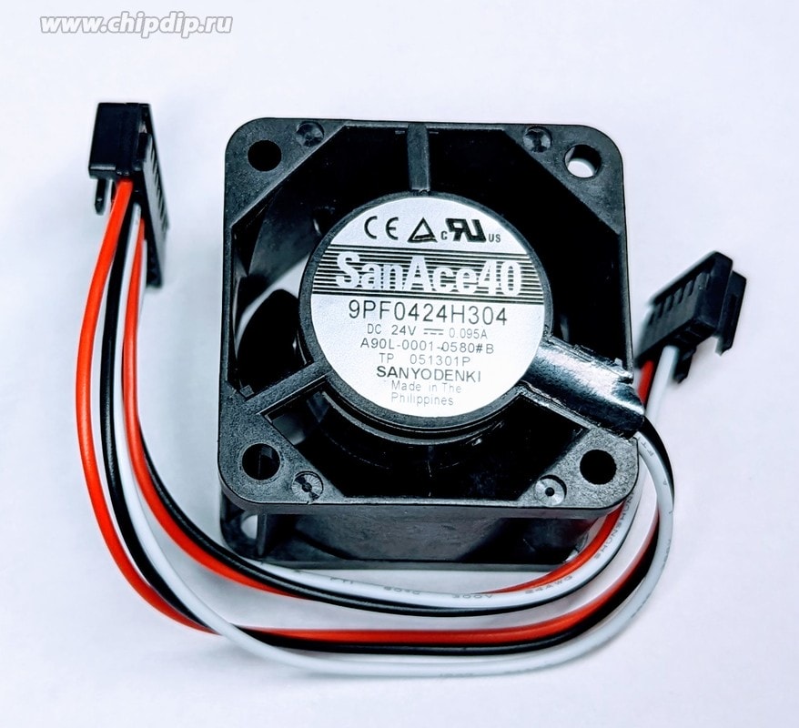 doc035343600 8035597066 Вентилятор Sanyo Denki San Ace 40 9PF0424H304 (Fanuc A90L-0001-0580) 40x28мм 24V 0.095A OEM () Hirschmann — изображение 1