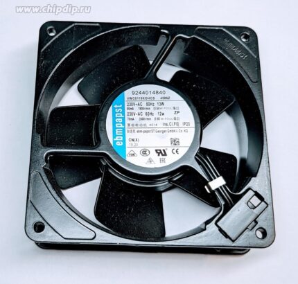 8017301113 Вентилятор Ebmpapst 4586Z 230V 50/60Hz 13/12W 80/70mA 119X38 (120X38) Клемма () Hirschmann