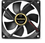 9001352880 EX12025B2P, Вентилятор 12В DC, 120x120x25 мм, 2-Ball (двойной шарикоподшипник), 2pin, 1550RPM, 25dBA Hirschmann — изображение 3