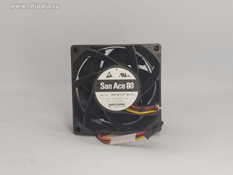 doc035376466 8007682096 Вентилятор SanAce 80 9HV0812P1G013 9HV0812P1G001 740-056689 Huawei EP 101618P 80x38 12V 3.4A 4pin Hirschmann — изображение 1