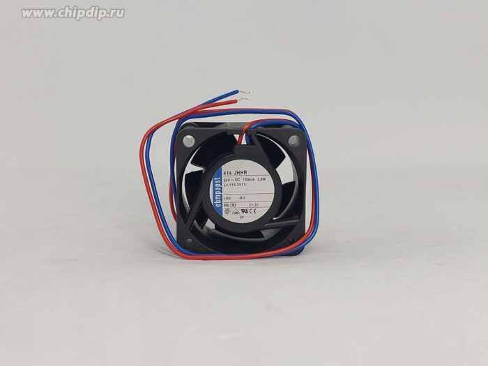 8035599472 Вентилятор ebmpapst 414JHHR 24V DC 150mA 3,6W 40x25 2pin () Hirschmann — изображение 2