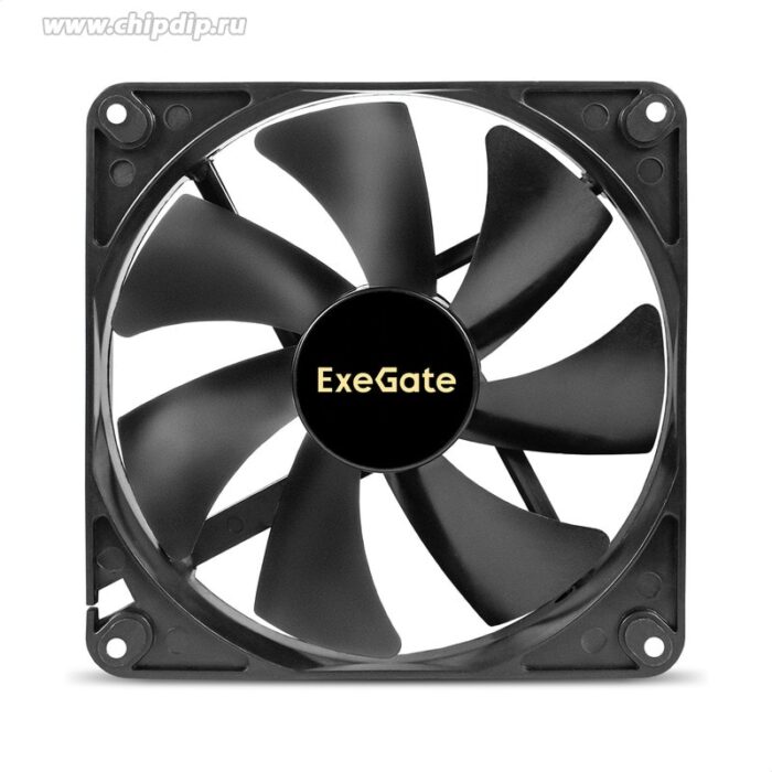 8023545775 EX295249RUS, Вентилятор 12В DC ExeGate EX14025B2P (140x140x25 мм, 2-Ball (двойной шарикоподшипник), 2pin, 1250RPM, 24dBA) Hirschmann — изображение 3