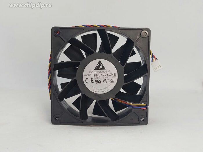 8017105906 Вентилятор Delta FFB1224XHE 120x38 24V 3.9A 4pin () Hirschmann — изображение 2
