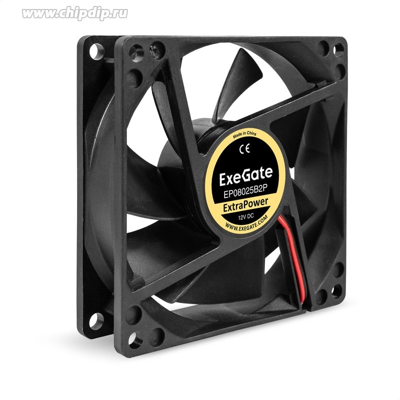 doc035377183 9001331291 EP08025B2P, Вентилятор 12В DC ExtraPower, (80x80x25 мм, 2-Ball, 2pin, 2900RPM, 29.5dBA Hirschmann — изображение 1