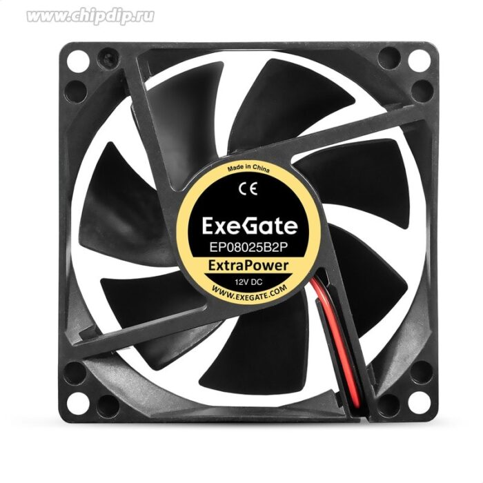 9001331291 EP08025B2P, Вентилятор 12В DC ExtraPower, (80x80x25 мм, 2-Ball, 2pin, 2900RPM, 29.5dBA Hirschmann — изображение 5