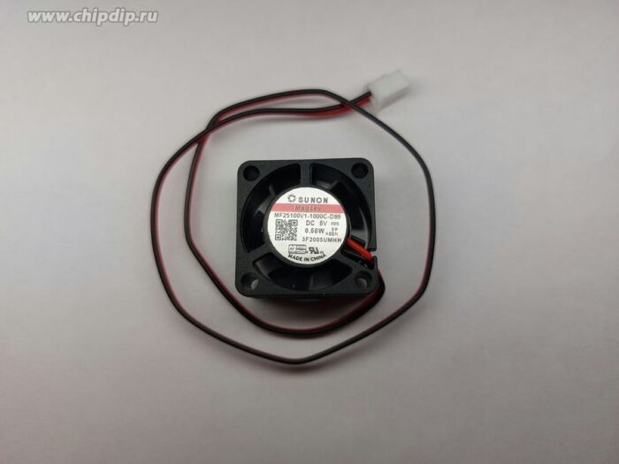 8017972578 Вентилятор Sunon MF25100V1-1000C-D99 DC 5V 0.58W 25x10 2pin () Hirschmann — изображение 2