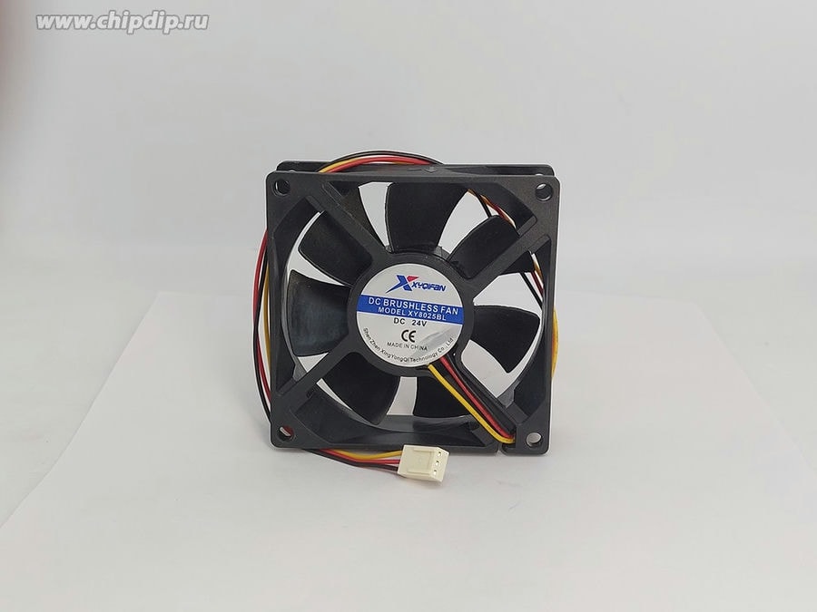 doc035377385 8007683464 Вентилятор FAN XY8025BL 24V 3pin 80x25 Hirschmann — изображение 1