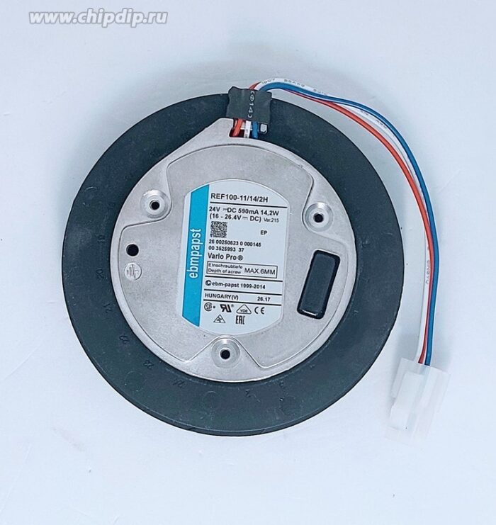 8015506784 Вентилятор Ebmpapst REF100-11/14/2H 14V 14.2W бескорпусной () Hirschmann — изображение 2
