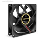 9001341583 EX08025S2P-24, Вентилятор 24B, 80x80x25 мм, подшипник скольжения, 2pin, 2800RPM, 28dBA Hirschmann