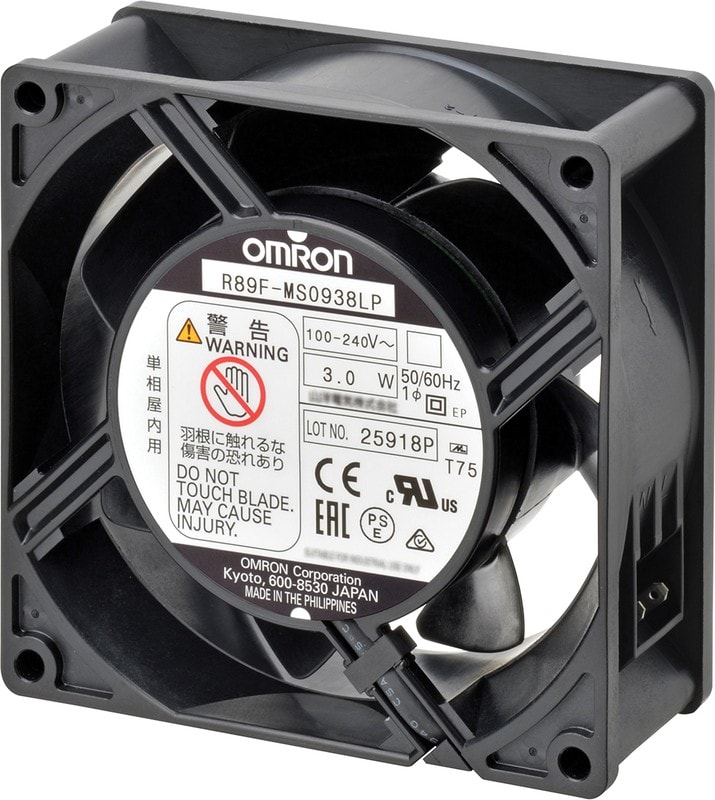 doc035384522 8017320561 R89F-MS0938HP, R89F Series Axial Fan, 100 → 240 V ac, AC Operation, 1.5m³/min, 4.5W, 80mA Max, 92 x 92 x 38mm Hirschmann — изображение 1