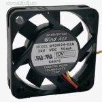 8009853722 Вентилятор Wind Ace D43M24-02A 24v 50mA 40x15 3pin Hirschmann