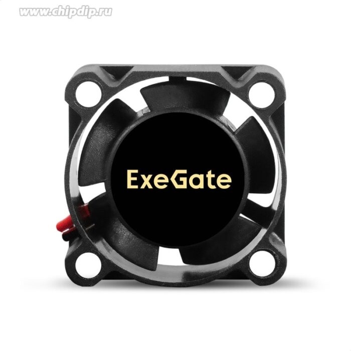 9001352336 EX02510S2P, Вентилятор 12В DC ExeGate, 25x25x10 мм, Sleeve bearing (подшипник скольжения), 2pin, 10000RPM, 22dBA Hirschmann — изображение 3