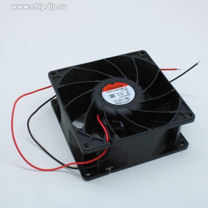 8005785138 PMD1209PMB1-A.(2).GN, Fan Tubeaxial 12VDC Square - 92mm L x 92mm H Ball 120.2 CFM (3.37m³/min) 2 Wire Leads Hirschmann — изображение 3
