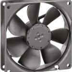 8009612061 3412NG, 3400 N Series Axial Fan, 12 V dc, DC Operation, 84m³/h, 2.2W, 183mA Max, 92 x 92 x 25mm Hirschmann