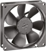 8009612061 3412NG, 3400 N Series Axial Fan, 12 V dc, DC Operation, 84m³/h, 2.2W, 183mA Max, 92 x 92 x 25mm Hirschmann