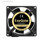 8023449820 EX289010RUS, Вентилятор 220В AC ExeGate EX09238BAT (92x92x38 мм, 2-Ball (двойной шарикоподшипник), клеммы, 2800RPM, 40dBA) Hirschmann — изображение 2