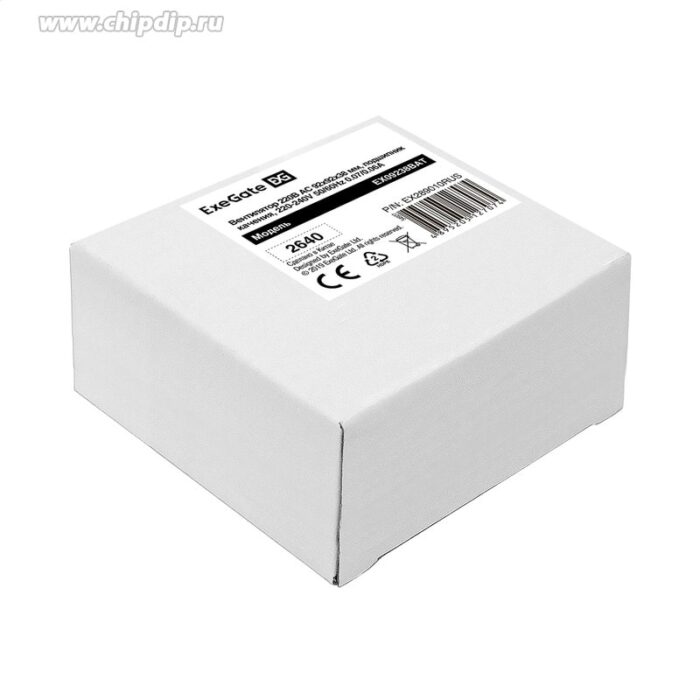 8023449820 EX289010RUS, Вентилятор 220В AC ExeGate EX09238BAT (92x92x38 мм, 2-Ball (двойной шарикоподшипник), клеммы, 2800RPM, 40dBA) Hirschmann — изображение 5