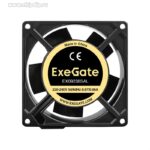 8023449821 EX289011RUS, Вентилятор 220В AC ExeGate EX09238SAL (92x92x38 мм, Sleeve bearing (подшипник скольжения), подводящий провод 30 см, 2700RPM, 39 Hirschmann — изображение 2