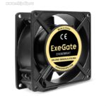 8023449822 EX289012RUS, Вентилятор 220В AC ExeGate EX09238SAT (92x92x38 мм, Sleeve bearing (подшипник скольжения), клеммы, 2700RPM, 39bBA) Hirschmann