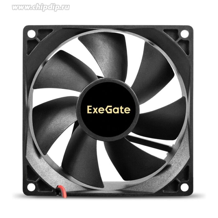 8023545740 EX295209RUS, Вентилятор 24В DC ExeGate EX09225B2P-24 (92x92x25 мм, 2-Ball (двойной шарикоподшипник), 2pin, 2750RPM, 34dBA) Hirschmann — изображение 3