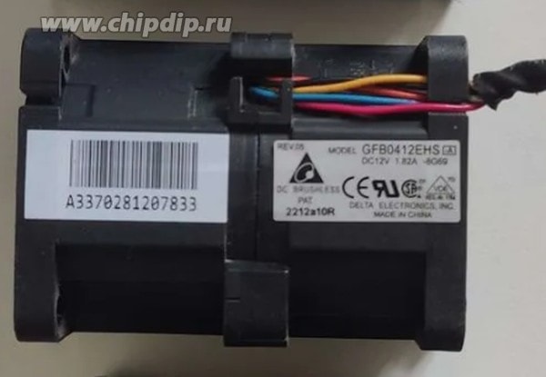 doc035508895 8035597869 Вентилятор Delta Electronics GFB0412EHS 12V DC 1.82A 40X56 7pin () Hirschmann — изображение 1