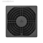 9001406640 EG-080PSFB, Решетка для вентилятора с фильтром, 80x80 мм, пластиковая, квадратная, с пылевым фильтром, черная Hirschmann — изображение 2