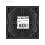 9001406640 EG-080PSFB, Решетка для вентилятора с фильтром, 80x80 мм, пластиковая, квадратная, с пылевым фильтром, черная Hirschmann — изображение 3