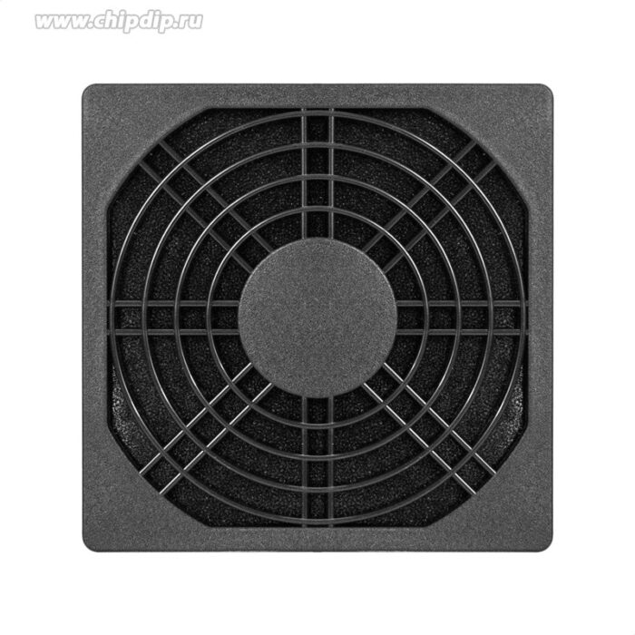 8024833061 EX295255RUS, Решетка для вентилятора с фильтром 90x90 ExeGate EG-090PSFB (90x90 мм, пластиковая, квадратная, с пылевым фильтром, черная) Hirschmann — изображение 2