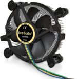 8009611569 EX283280RUS, Кулер ExeGate EE97379 (Al, LGA775/1150/1151/ 1155/1156/1200, TDP 65W, Fan 92mm, 2400RPM, Hydro bearing, 4pin, 23db, 175г, на за Hirschmann — изображение 10