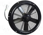 8002515031 UF300BNA23H1C2A, Вентилятор центробежный, 230В, AC, 398x98,3мм, 2436куб.м/ч, 75дБА, подшипник качения Hirschmann — изображение 2