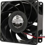 8007900887 OD9238-48HBIP69K, DC AXIAL FAN, BALL, 100CFM, 0.25A, 48V Hirschmann