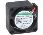 8033919732 MF20100V1-1000U-A99, Fan Tubeaxial 5VDC Square - 20mm L x 20mm H Vapo-Bearing™ 1.9 CFM (0.053m³/min) 2 Wire Leads Hirschmann — изображение 2