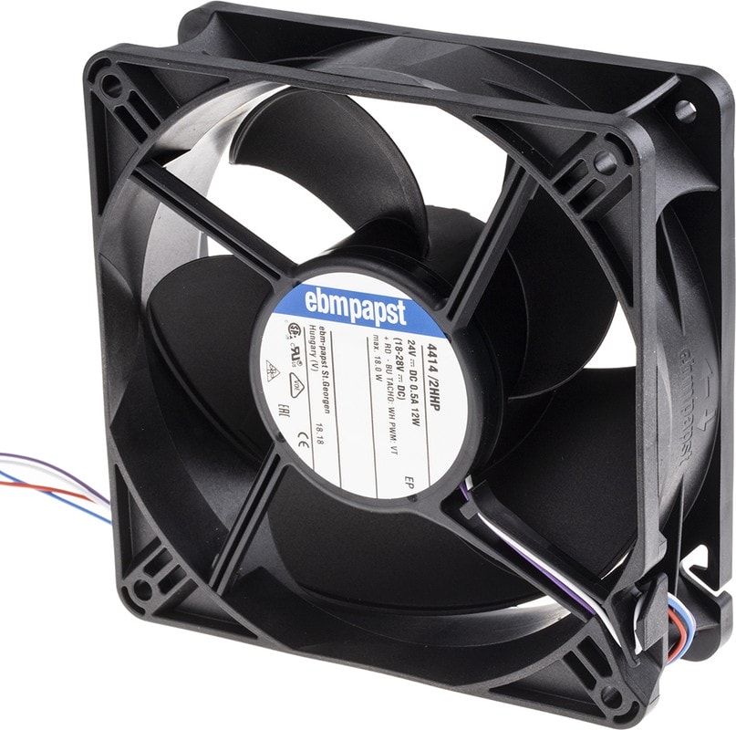 doc035681197 8009485522 Вентилятор Ebmpapst 4414/2HHP 24V DC 0.5A 12W 119X38 4pin Hirschmann — изображение 1