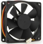 8048462185 Вентилятор Gembird FANCASE/BALL, 80x80x25, двойной шарикоподшипник, 3pin, провод 30см Hirschmann — изображение 7