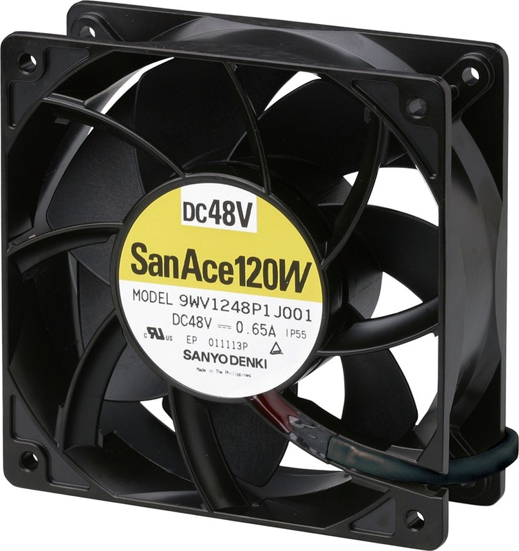 doc035789389 8025094468 9WV1224P1H001, 9WV Series Axial Fan, 24 V dc, DC Operation, 309.2m³/h, 19.2W, 800mA Max, IP68, 120 x 120 x 38mm Hirschmann — изображение 1