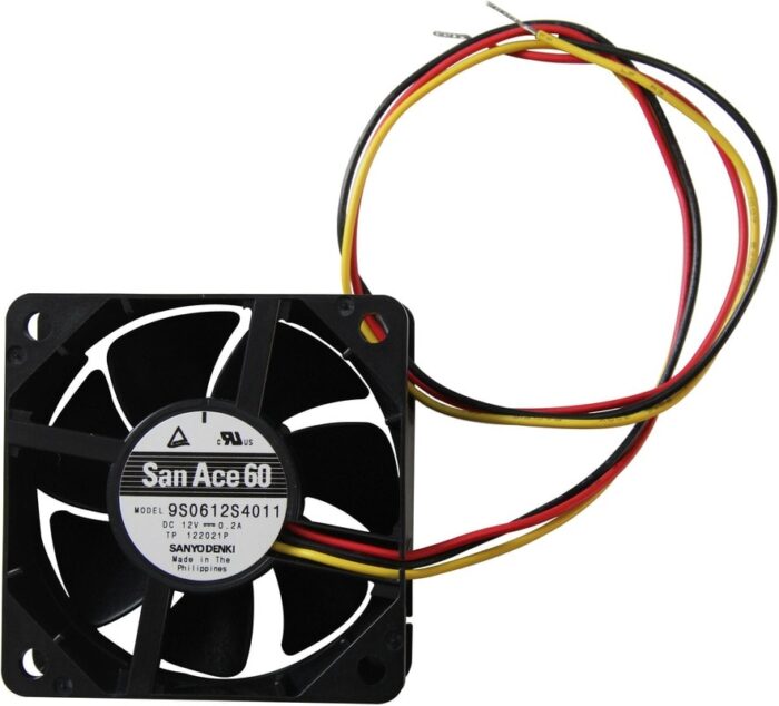8007080806 9S0612S4011, DC Fans DC Axial Fan, 60x60x25mm, 12VDC, Silent Series, Ribless, Tachometer Hirschmann — изображение 3