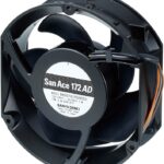 8027179430 9AD5701P5H003, EC Fans EC Axial Fan, 172x150x51mm Round, 100-240VAC, High Static Pressure, Tach/PWM Hirschmann