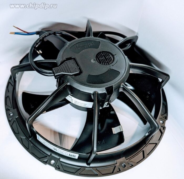 8025312215 Вентилятор Ebmpapst W1G200-EA91-45 230V AC 50/60Hz 0.2A 27/18W 2200r/min 3pin () Hirschmann — изображение 4