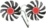8025131672 Вентилятор (кулер) для видеокарты XFX AMD Radeon RX 580 (двойной) Hirschmann