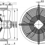 8035598667 Вентилятор MaEr YDWF102L35P6-570N-500S 220V 217W 0.99A () Hirschmann