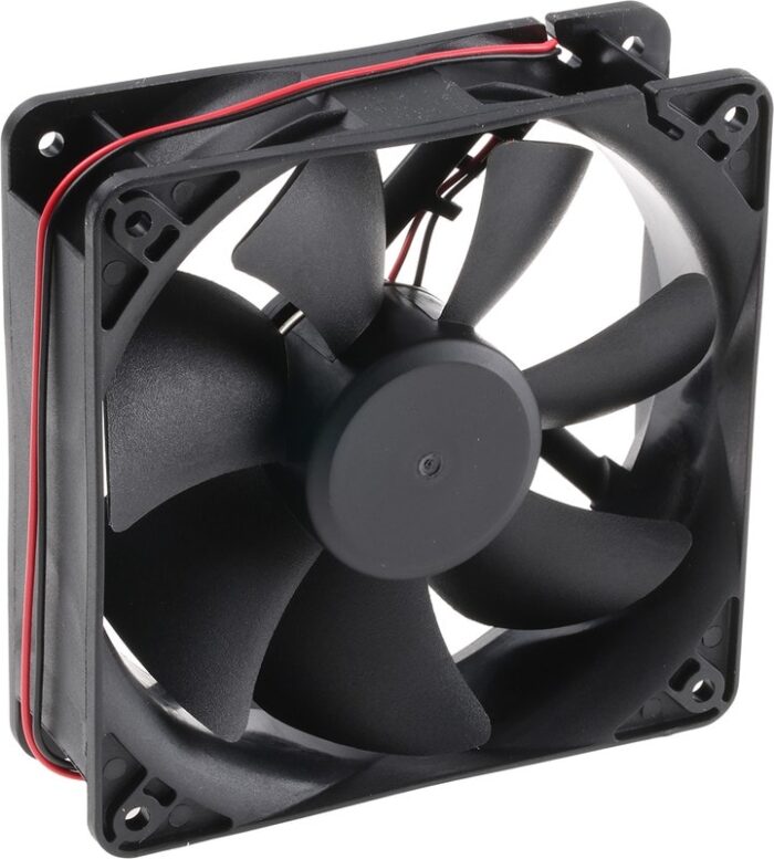 8008893748 MEC0382V3-000U-A99, Вентилятор осевой, 24В DC, 120х120х38мм, подшипник Vapo, 0.13А, 3.1Вт, 2100об/мин, 2 провода () Hirschmann — изображение 4