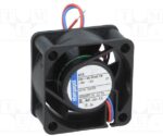 8005808780 414/2, Fan Tubeaxial 24VDC Square - 40mm L x 40mm H Sintec 5.9 CFM (0.165m³/min) 3 Wire Leads Hirschmann — изображение 4