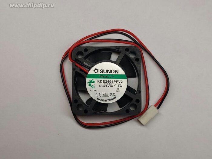 8017320768 Вентилятор Sunon KDE2404PFV2 (KDE2404PFV2-11AB) 40x10мм 24V 1.4W 0.06A () Hirschmann — изображение 2